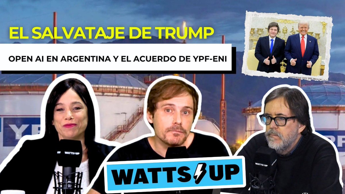 wattsupstream's tweet photo. YA ESTAMOS AL AIRE

Watts Up ⚡ hasta las 21hs 

https://t.co/VA9O3rMEV3 https://t.co/O30ysuypIp
