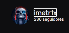 iMetr1x's tweet photo. @SquidCraftGames Soy super chiquito pero no se pierde nada 👻
Mi mayor logro fue ganar un squid craft de la comunidad y tener 200 en twitch, dudo entrar pero hay que hacer el esfuerzo chiquillos https://t.co/iWOd6HcGKy