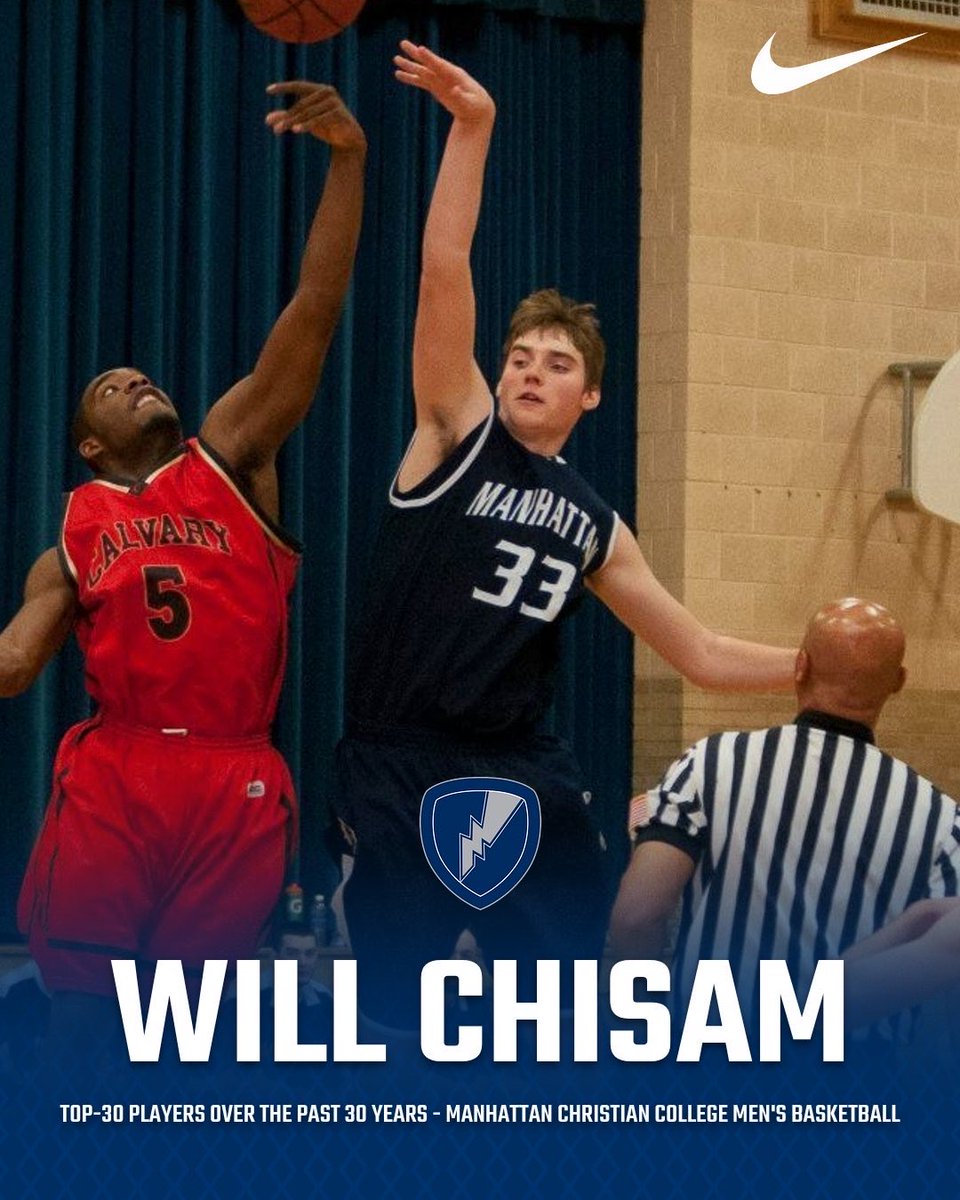 Top-30 Players Over the Past 30 Years ⛈️🏀

#️⃣1️⃣6️⃣ - Will Chisam (2012-16)

⚡️2x All-MCCC
⚡️2015-16 Conference MVP
⚡️2x All-Region
⚡️2x All-American
⚡️3rd All-Time in Field Goal % (62.6%)
⚡️5th All-Time in Total Rebounds (709)

<a href="/WillChisam/">Will Chisam</a>

#RollThunder