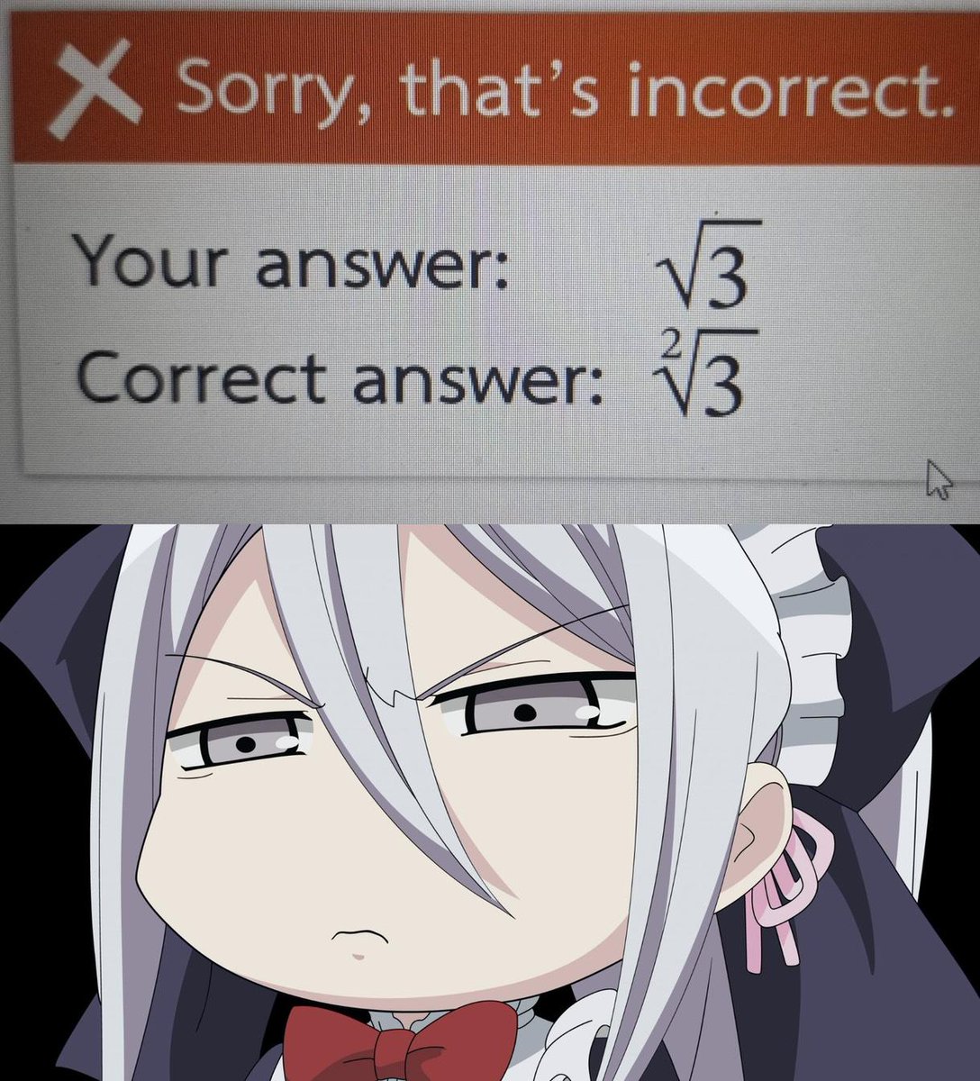 ThePhysicsMemes's tweet image. imagine failed math test just because this dumbass reason #homeworkhelp