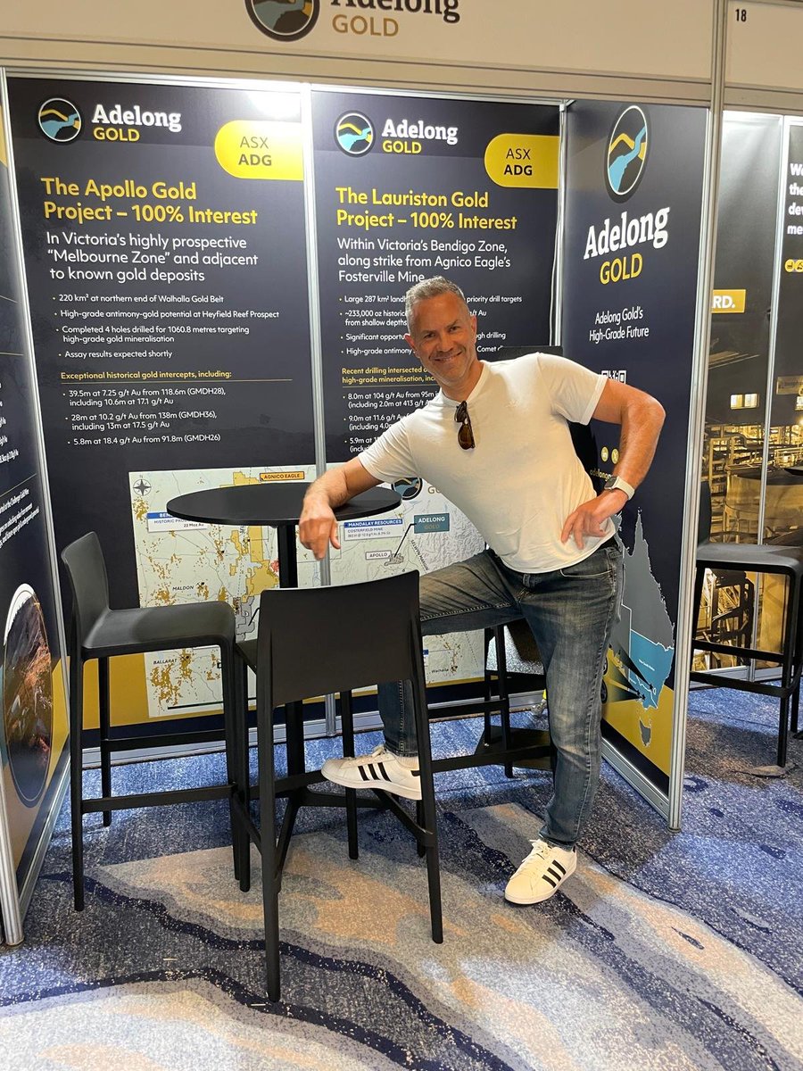 🚀Adelong Gold shone bright at the 2025 Australian Gold Conference 💫 Huge thanks to all attendees &amp; <a href="/GoldEventsAU/">Making Money Matter and Gold Events</a>  for an epic event packed with insights on gold 🙌  Watch this space for more news on $ADG.ax!  #Gold #Antimony #Investing #AGC2025 $ADG