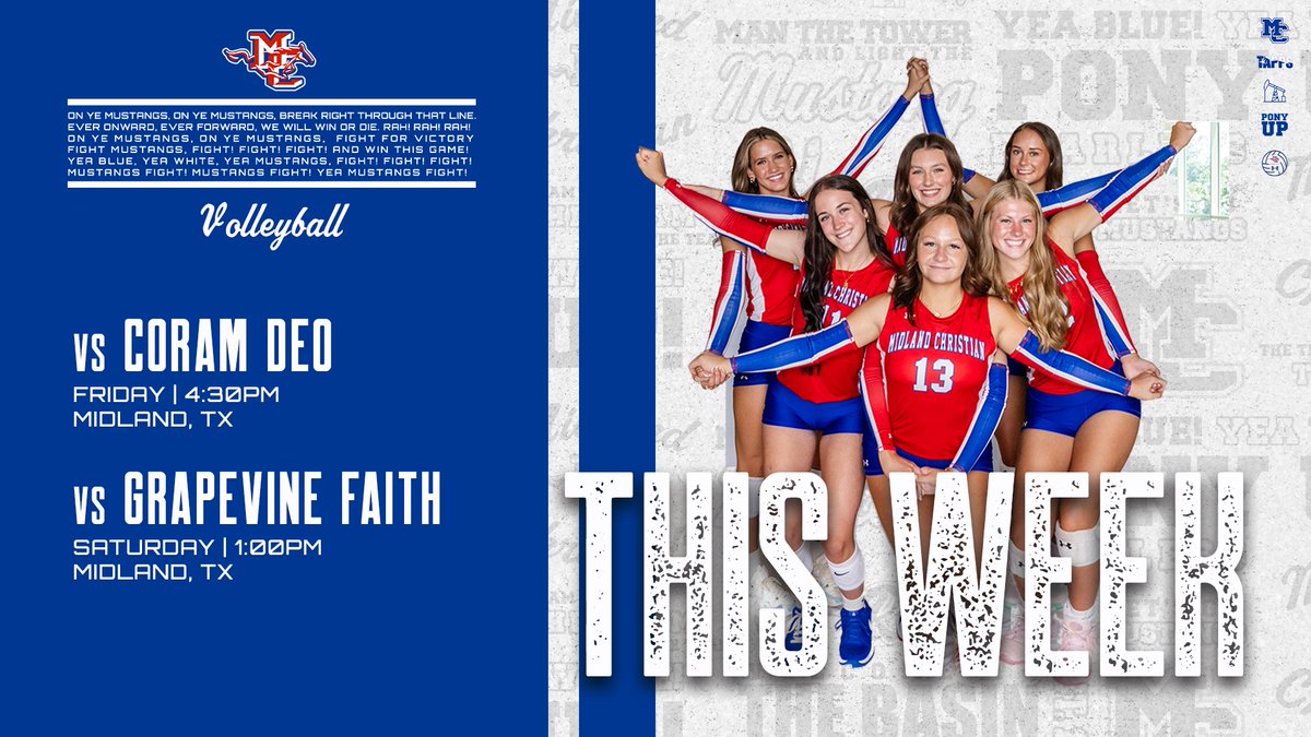 MCSMustangVB's tweet image. Home Games this weekend!

💙#PonyUp🤍