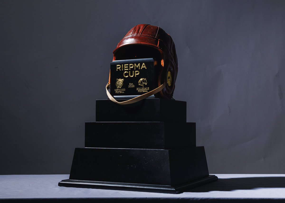 Northwood Football (@northwoodfball) on Twitter photo Playing for something more… Introducing the Riepma Cup
The trophy is named after former Hillsdale College Quarterback/Northwood University football head coach/Athletic Director Pat Riepma
Read more: shorturl.at/02wC1
#LetItRip #RollTimbys Playing for something more… Introducing the Riepma Cup
The trophy is named after former Hillsdale College Quarterback/Northwood University football head coach/Athletic Director Pat Riepma
Read more: shorturl.at/02wC1
#LetItRip #RollTimbys