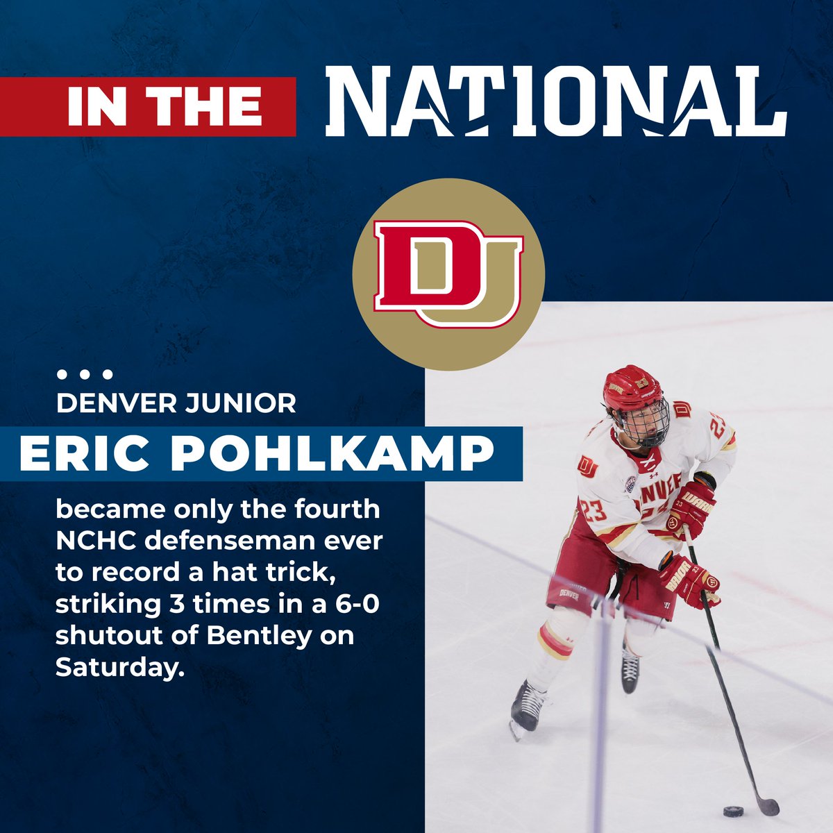 TheNCHC's tweet photo. #NCHChockey teams went 14-3-1 last weekend! 😤

See what else is happening in #theNational 👇 https://t.co/2TpC1BvLXd