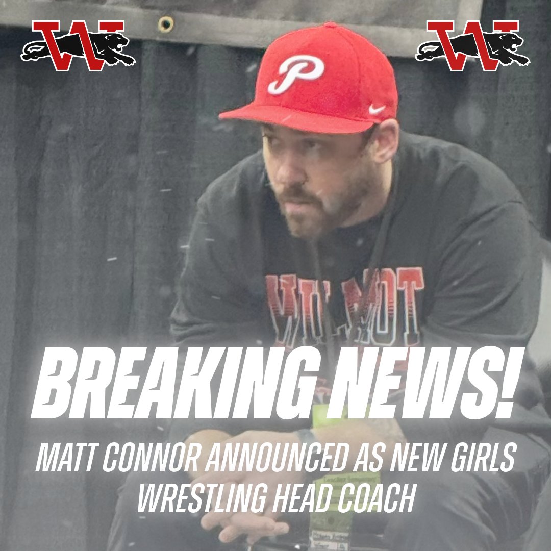 Join us in welcoming Matt Connor as the new Head Coach for Girls Wrestling at Wilmot Union High School! Panthers, get ready for an amazing season ahead!