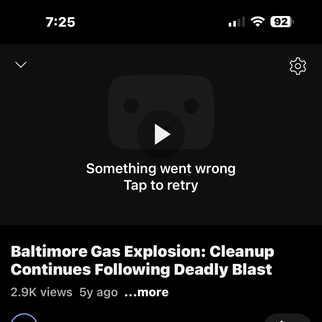 Something was wrong as I was about to watch my prediction is #YouTubeDown