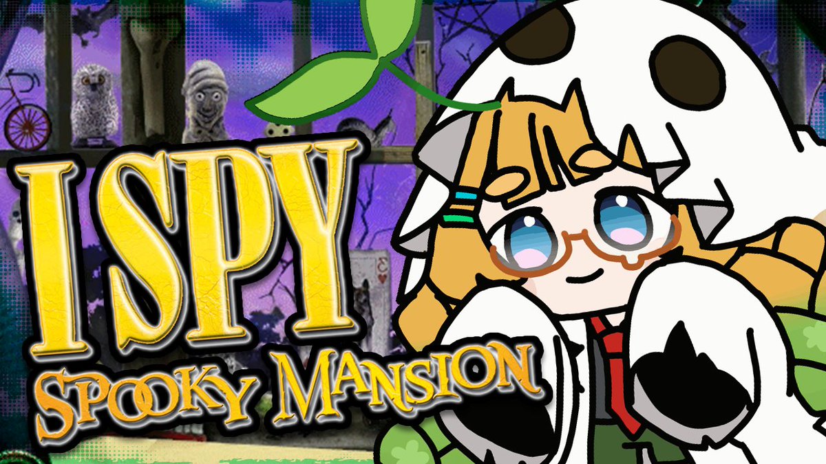 DO YOU REMBER THIS I SPY GAME?!! 
I Spy A SpoOoky Snail~ 🐌👻

gonna stream it tmrw at 5pm PST