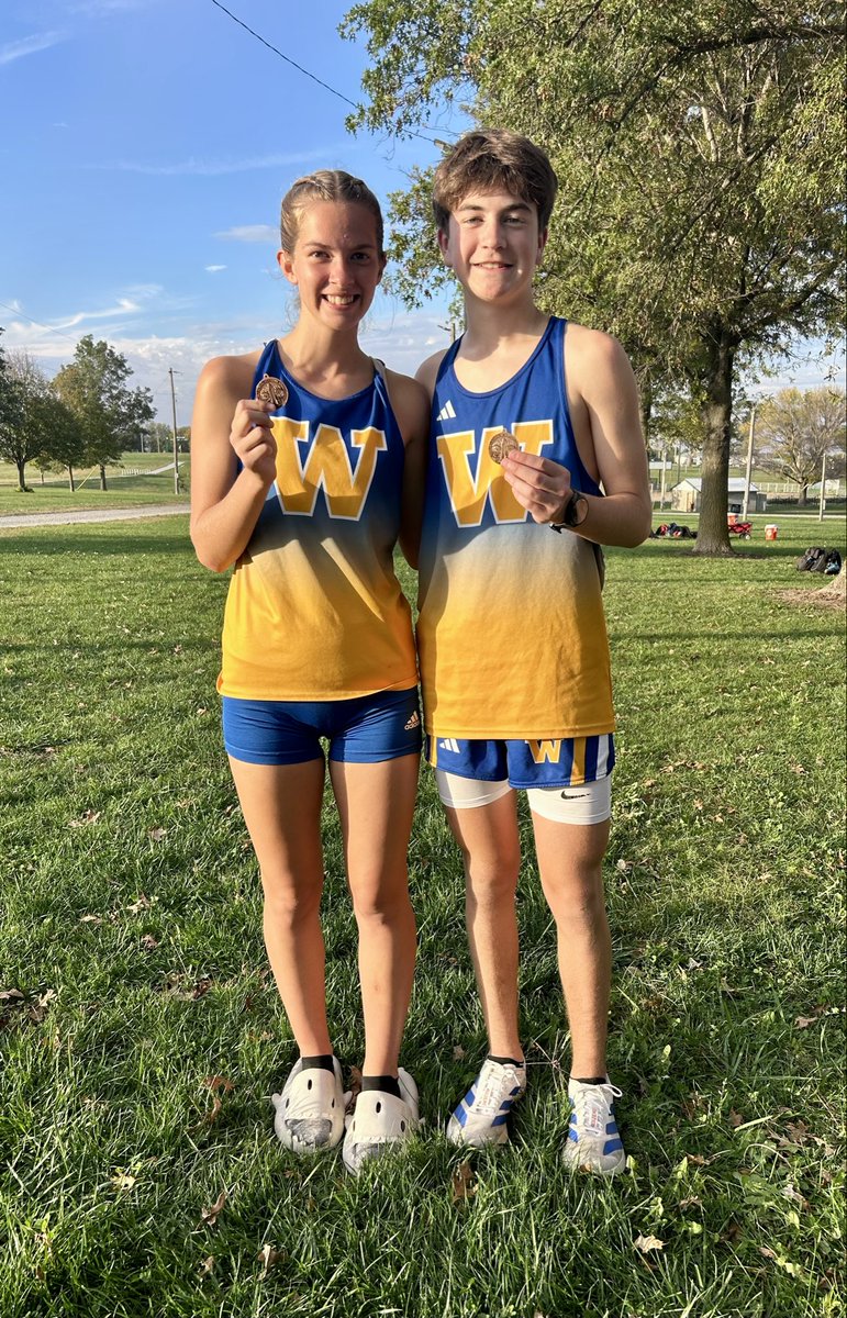 Congrats to runners on a good showing at districts. Not exactly what we were hoping for but a lot to be proud of this season. On to state!

Individual Placers and State Qualifiers:

Nolan S - 9th
Ellie W - 5th

#GoWahooBlue
#ExcellenceEverywhere