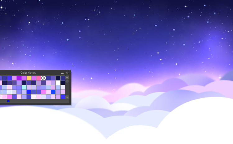 im so in love with how my new stream background turned out!! If you wanna see it animated, swing by my 💜 sometime!!  ⊹₊⟡⋆ 

#vtuber #VTuberAssets #backgroundart