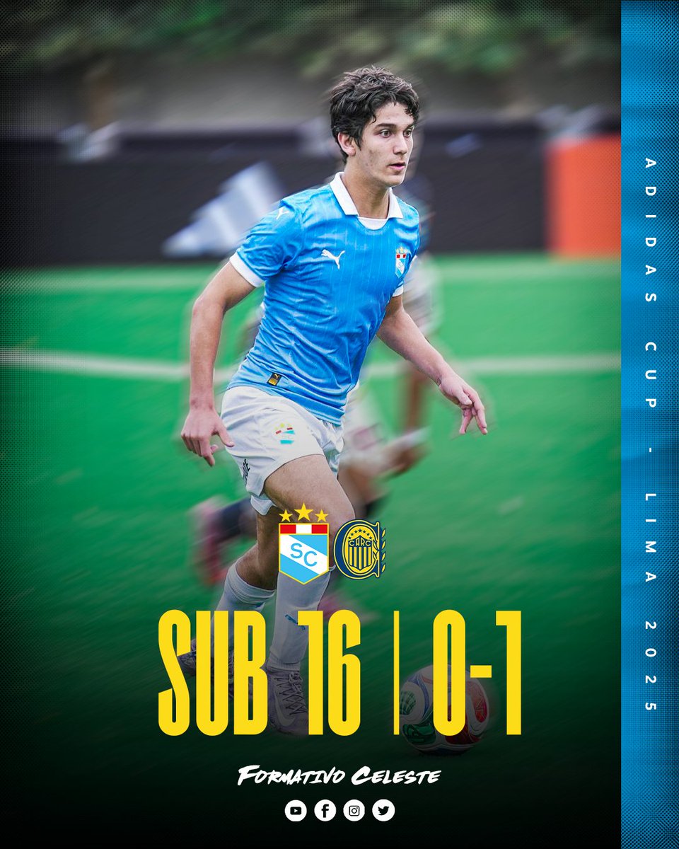 🏆 𝐀𝐝𝐢𝐝𝐚𝐬 𝐂𝐮𝐩 𝐒𝐮𝐛 𝟏𝟔

🗓️ 🎽 Los celestes cayeron 1-0 frente a Rosario Central por la fecha 3 del Grupo B.

Semifinal 🆚 Alianza Lima
🏟 Campo La Inmaculada

¡𝗔 𝗹𝗲𝘃𝗮𝗻𝘁𝗮𝗿𝘀𝗲 𝗖𝗲𝗹𝗲𝘀𝘁𝗲𝘀!💪🏼
¡𝗙𝘂𝗲𝗿𝘇𝗮 𝗖𝗿𝗶𝘀𝘁𝗮𝗹!💙