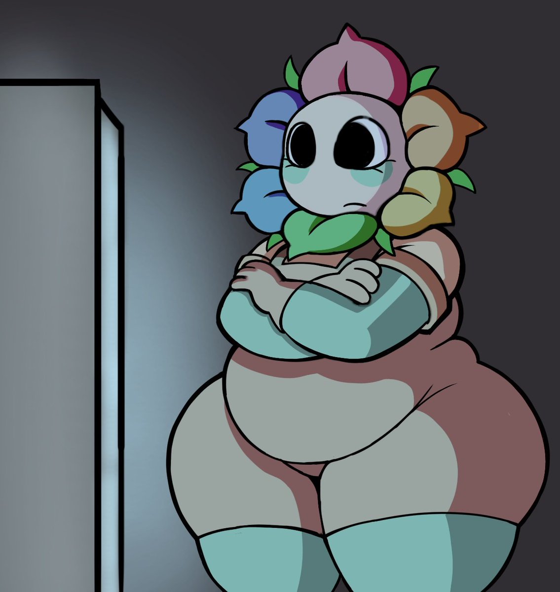 stop staring at the fridge, food won't spawn out of nowhere 

#dandysworld #fanart #dandy