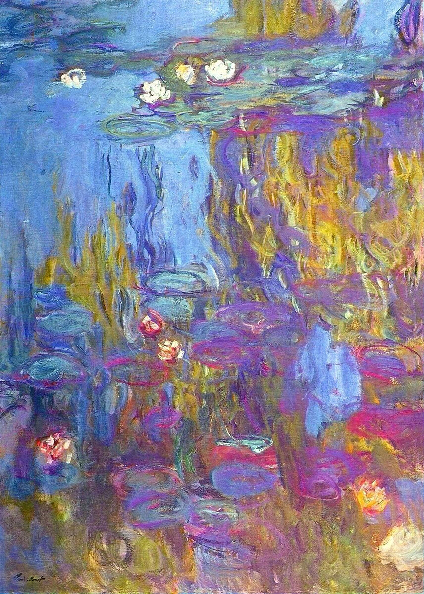 artistmonet's tweet photo. Water Lilies - 1914/1917 #artbots #monet https://t.co/MdTDzNEo4s