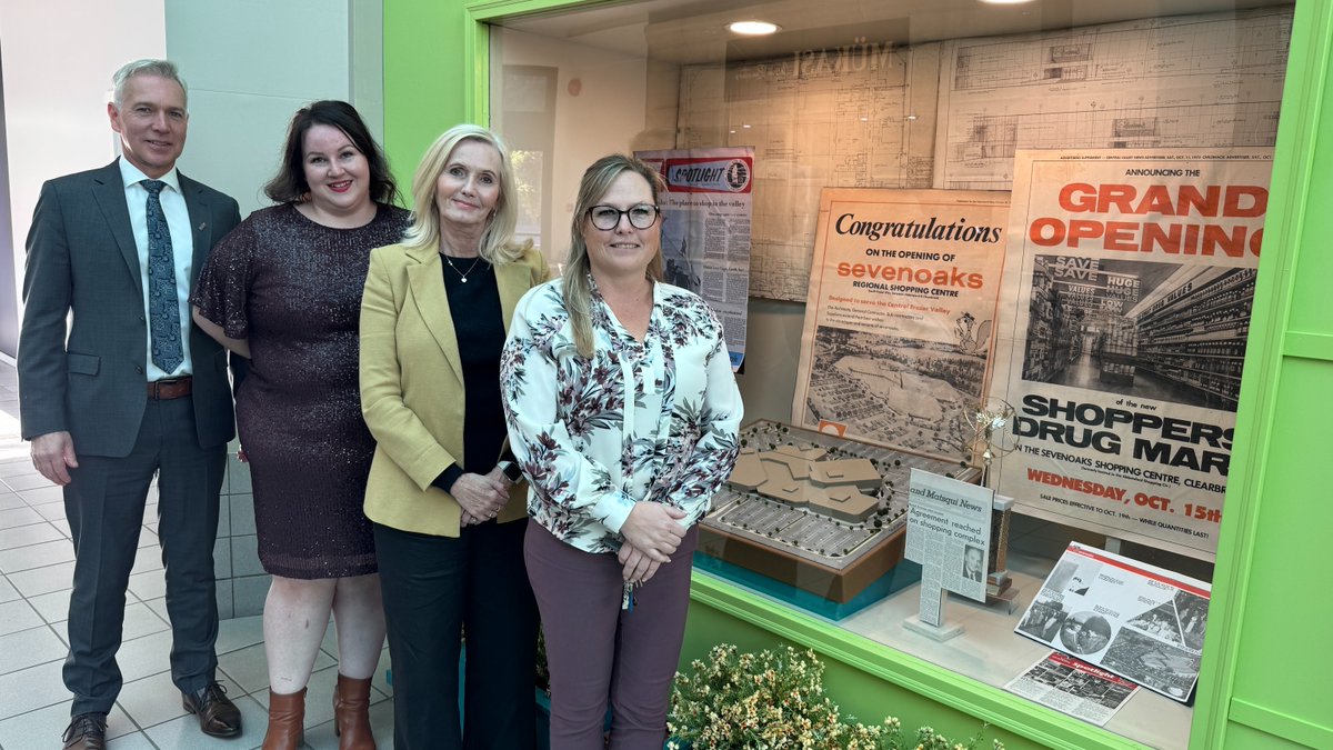 This afternoon <a href="/shopsevenoaks/">Sevenoaks Shopping Centre</a> celebrated its 50th anniversary with activities &amp; live music.

Mayor Siemens attended the festivities with Councillors Barkman and Ross to reminisce &amp; thank Sevenoaks for being a staple of our community for half a century.

Congratulations Sevenoaks!