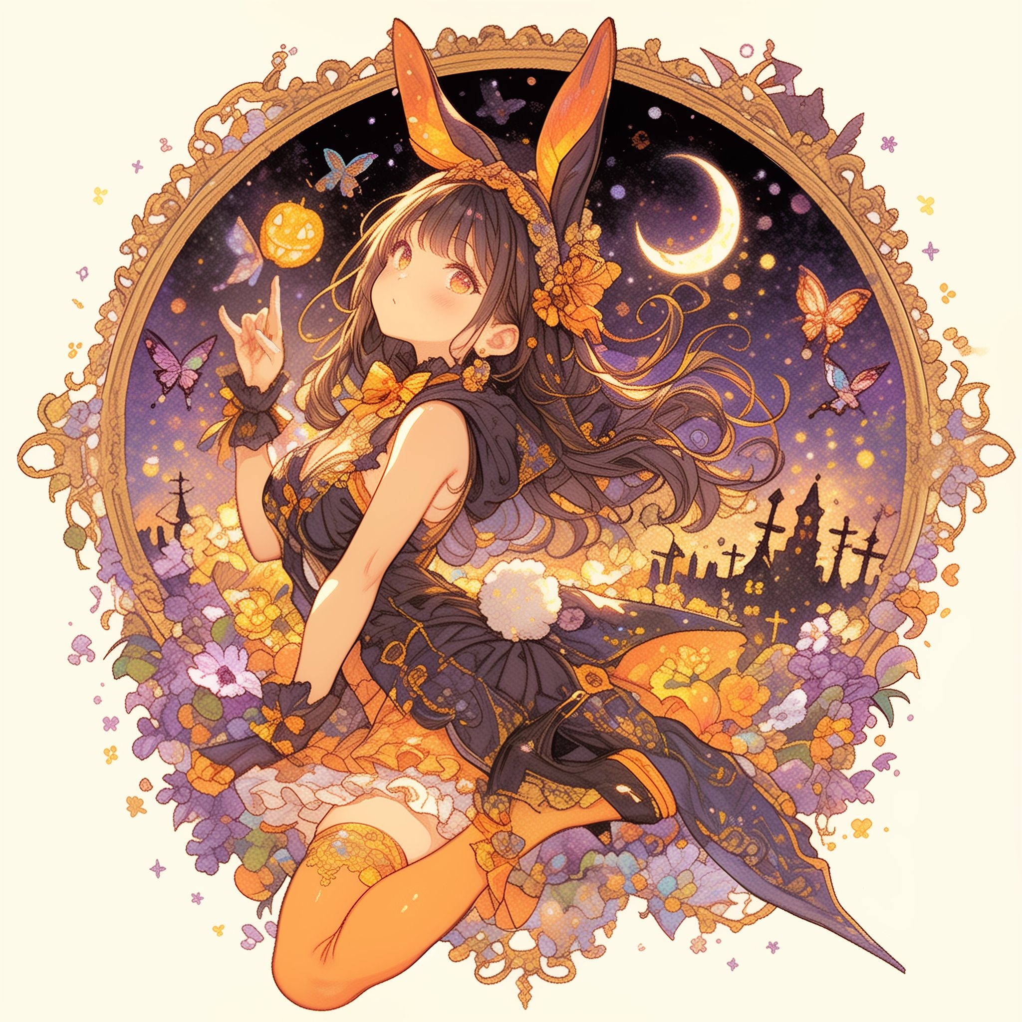 ハロウィン★黒ずきんウサギ 黒猫さん🐈‍⬛ on X: 