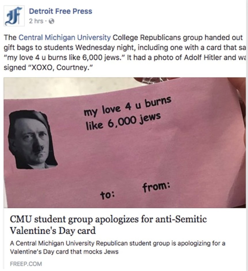 Happy Valentine's Day from the Young Republicans.