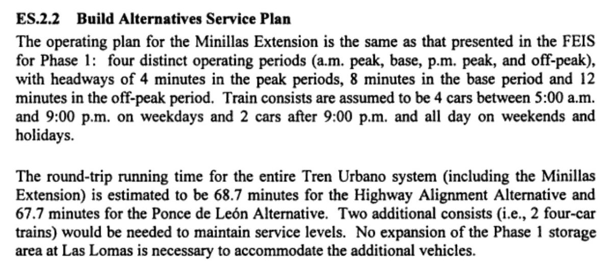 Nunca es mala oportunidad para recordar que el Tren Urbano se supone que lo operen con tiempo máximo de espera de 4 minutos en hora pico y 8 minutos fuera de hora pico, mientras lo operan con 8/16 minutos de espera.