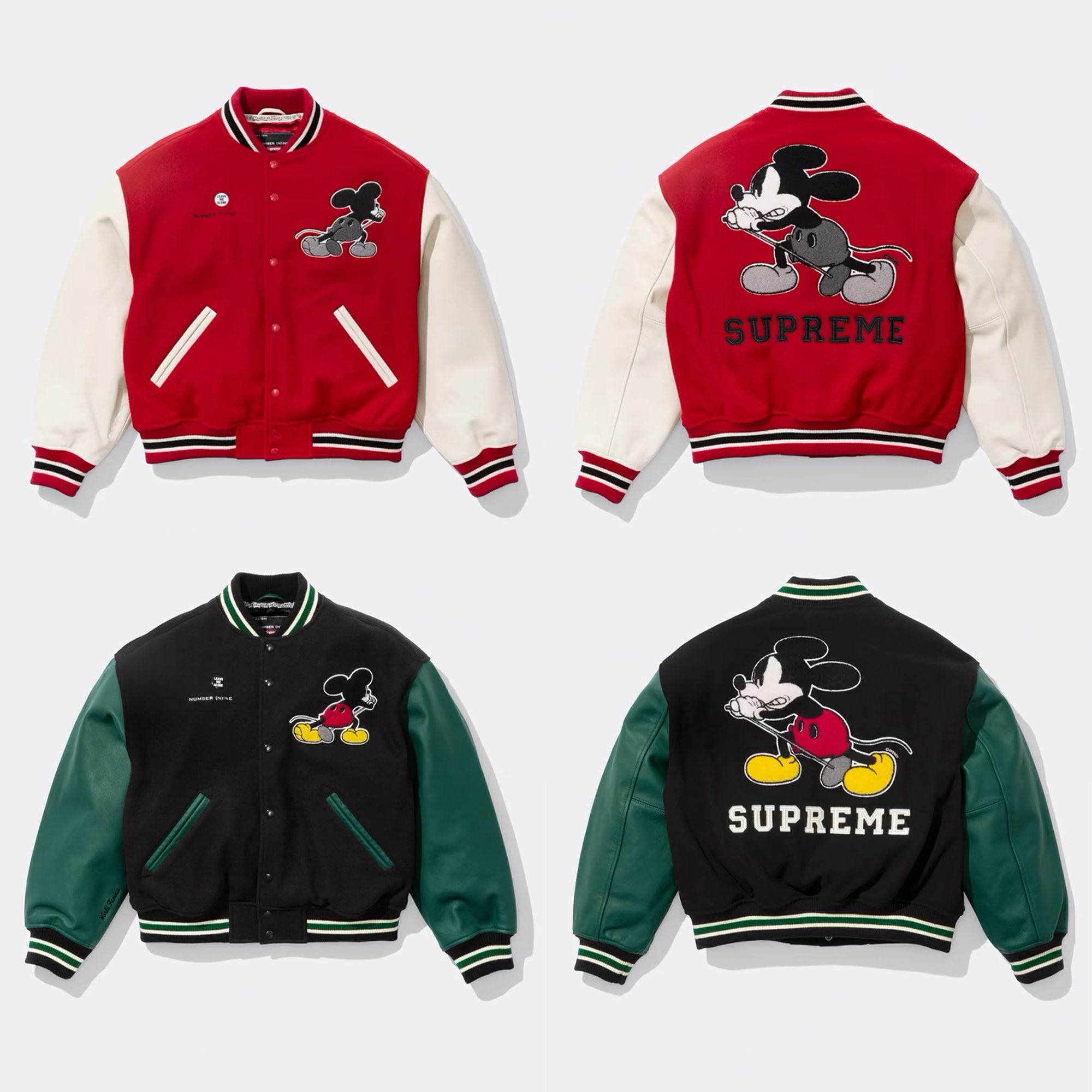 【L】supreme number nine mickey raglan top Supreme Drops on X: 