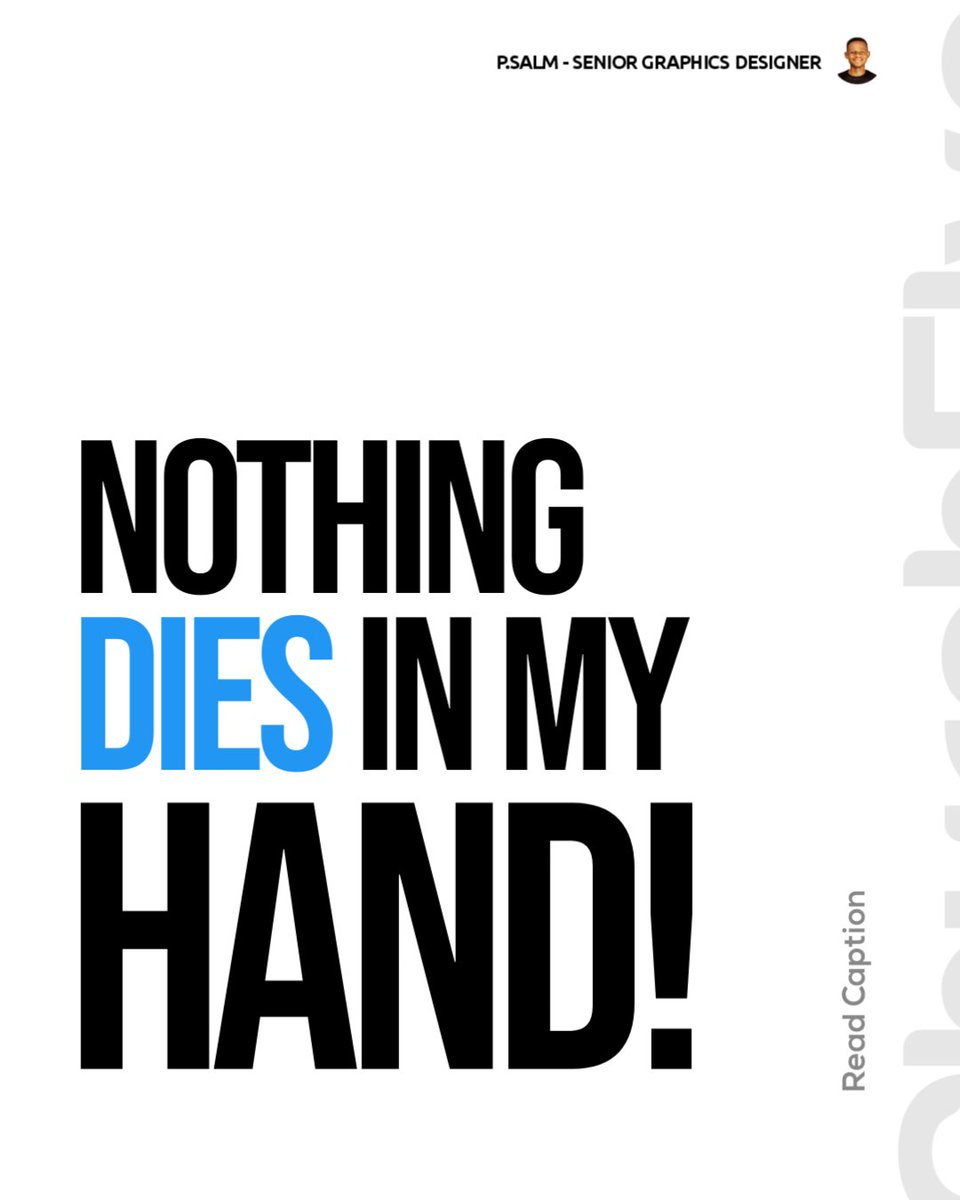 sammyrano1's tweet photo. Nothing Dies in My Hand

A few months ago, a client came to me frustrated. Their brand had gone through different designers, endless revisions, and still nothing looked right. The spark was gone, the identity felt lifeless, and they were ready to give up on the project completely https://t.co/uJ4pdTCHLa