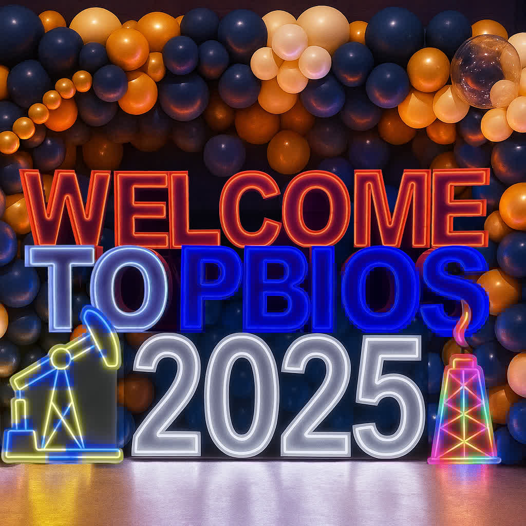 PBIOS's tweet image. Ready for your close-up?

The #PBIOSPhotoMoment is here—complete with 3-ft LED letters, oilfield lighting &amp;amp; balloon décor!

Snap, tag &amp;amp; share your shot at the West Entrance. #PBIOS2025 #PermianStrong