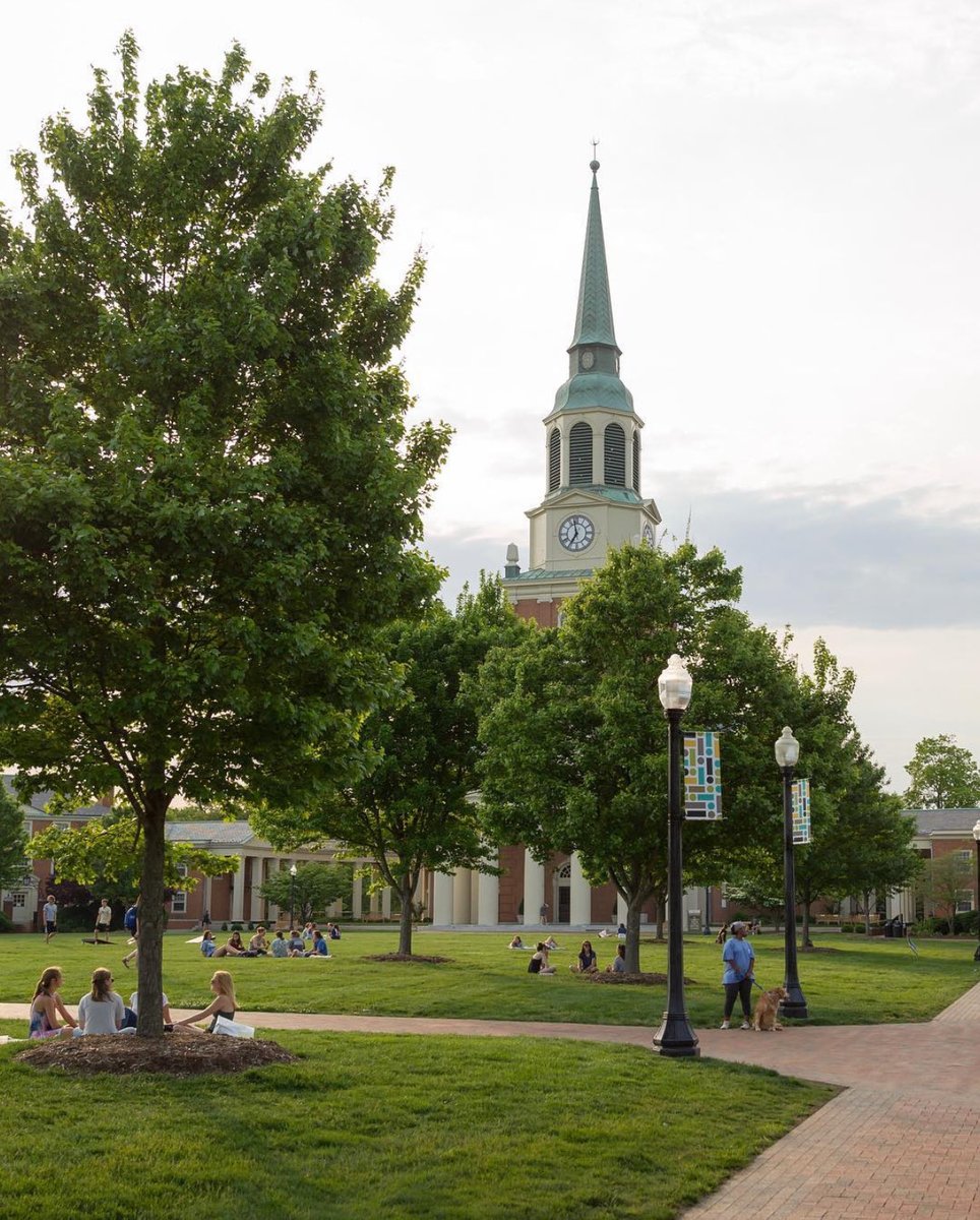 LollMitchell's tweet photo. Took this photo on the quad at Wake Forest in 2018, I always think about it on nice days like this https://t.co/b0mimjNyha