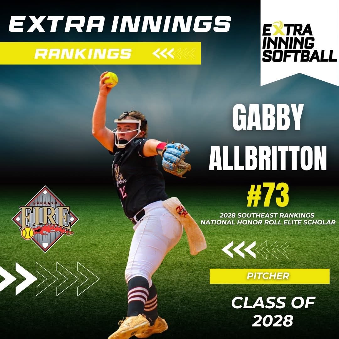 GeorgiaFireFP's tweet image. Congrats @AllbrittonGabby of @GaFireGold09 

@ExtraInningSB