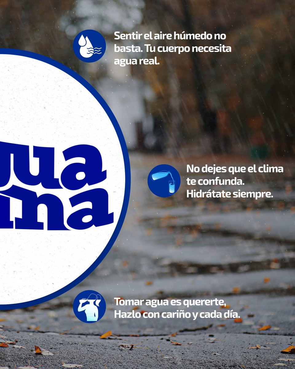 Agua Tiuna, la pureza que tu día necesita.

Mantenerte hidratado en todas las estaciones del año es fundamental ¿Sabías qué? La lluvia moja por fuera, pero el Agua te cuida por dentro.

¡Tu salud lo merece! 💚

#AguaTiuna #Pureza #ProducciónNacional #Caracas #venezuela🇻🇪