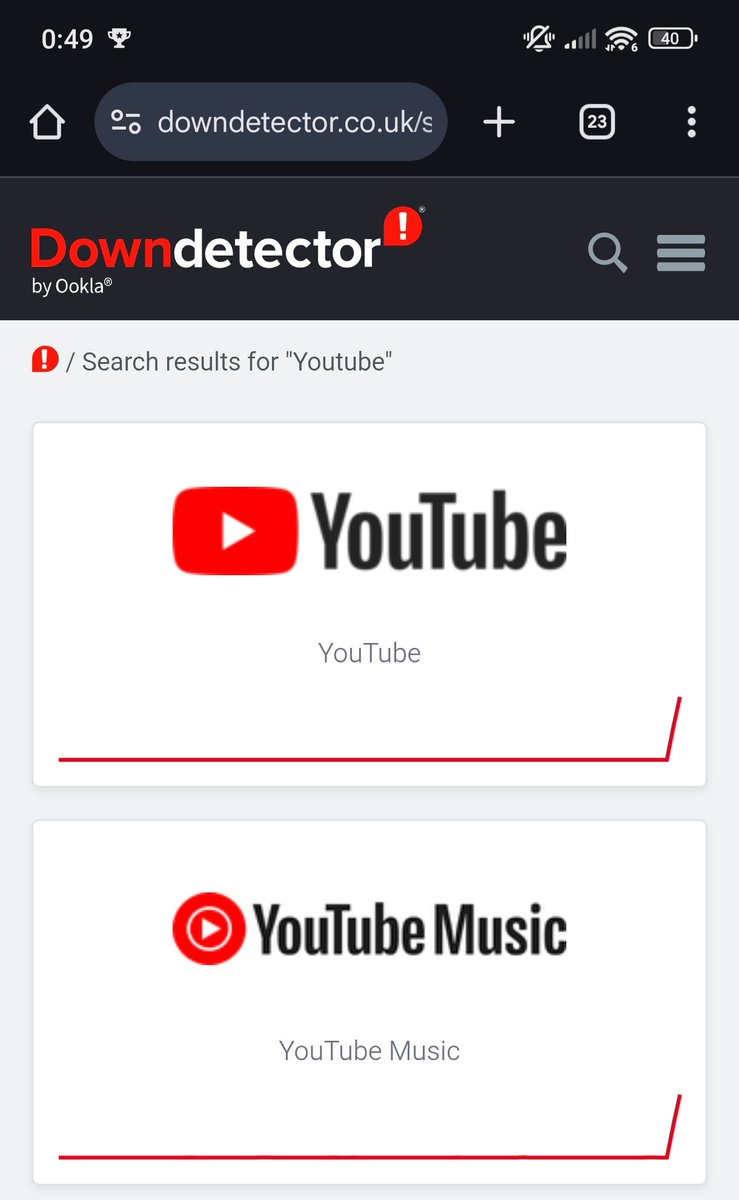 AlanHart's tweet image. Great @YouTube  and @youtubemusic both down globally. Wonder if it's maintenance, human error or the Russians! 😁