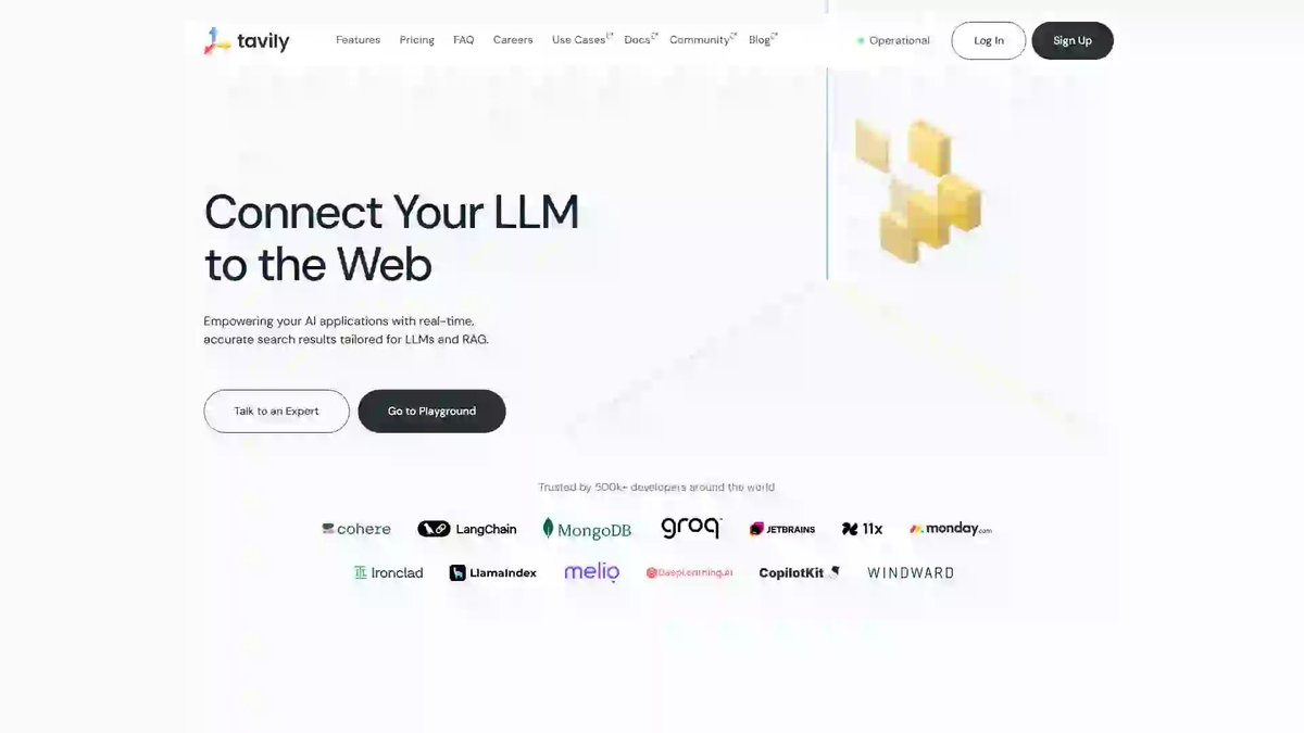 Immerse_code's tweet image. #每天一个独立开发者工具

✨ 今日分享：
Tavily 是专为 LLM 与 RAG 系统设计的实时搜索 API，把“联网能力”打包成服务，开发者无需自建爬虫即可让 AI 获取最新、可信、可溯源的网页数据

👇 直达链接：
indietools.work/product/tavily

➡️ Github: github.com/yaolifeng0629/…

#SaaS #BuildInPublic #IndieTool