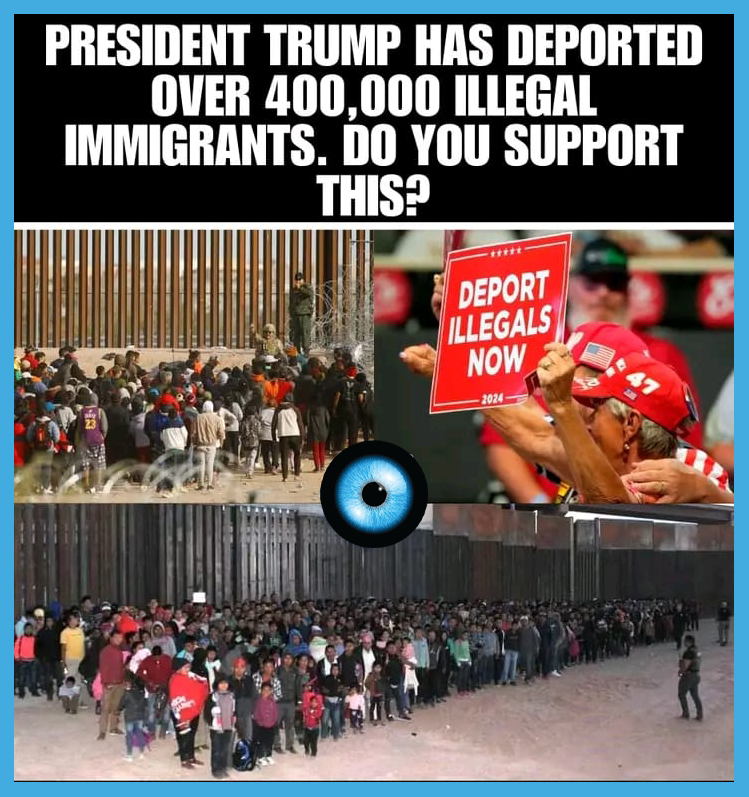 FirstEyesUSA's tweet image. 🚨President Trump is keeping his promise — putting America First!
Over 400,000 illegal immigrants deported! 💪
Do YOU stand with him? 🔥
✅ YES — Protect Our Borders
💬 Comment “TRUMP 2024” if you support this mission!