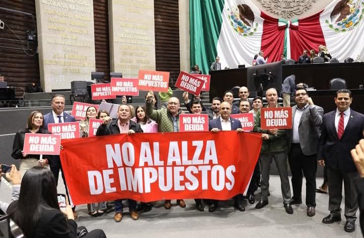 No al alza de impuestos dicen los priístas, con lo que ellos los subieron fue suficiente.