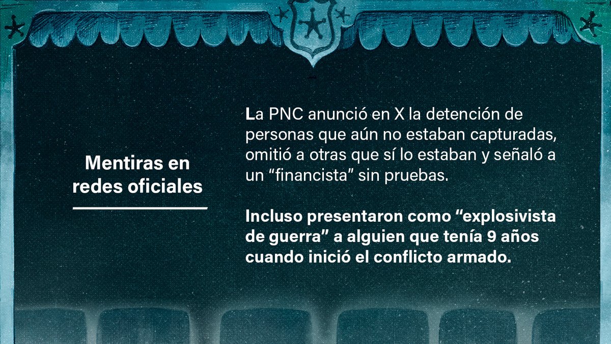 focostv's tweet image. 🔴Una historia llena de mentiras, inconsistencias y equivocaciones en la que la Policía captura a una persona que no quería capturar.  En la que exguerrilleros, exmilitares y pandilleros de la MS-13 son socios. Además, un muerto conspira contra Bukele.