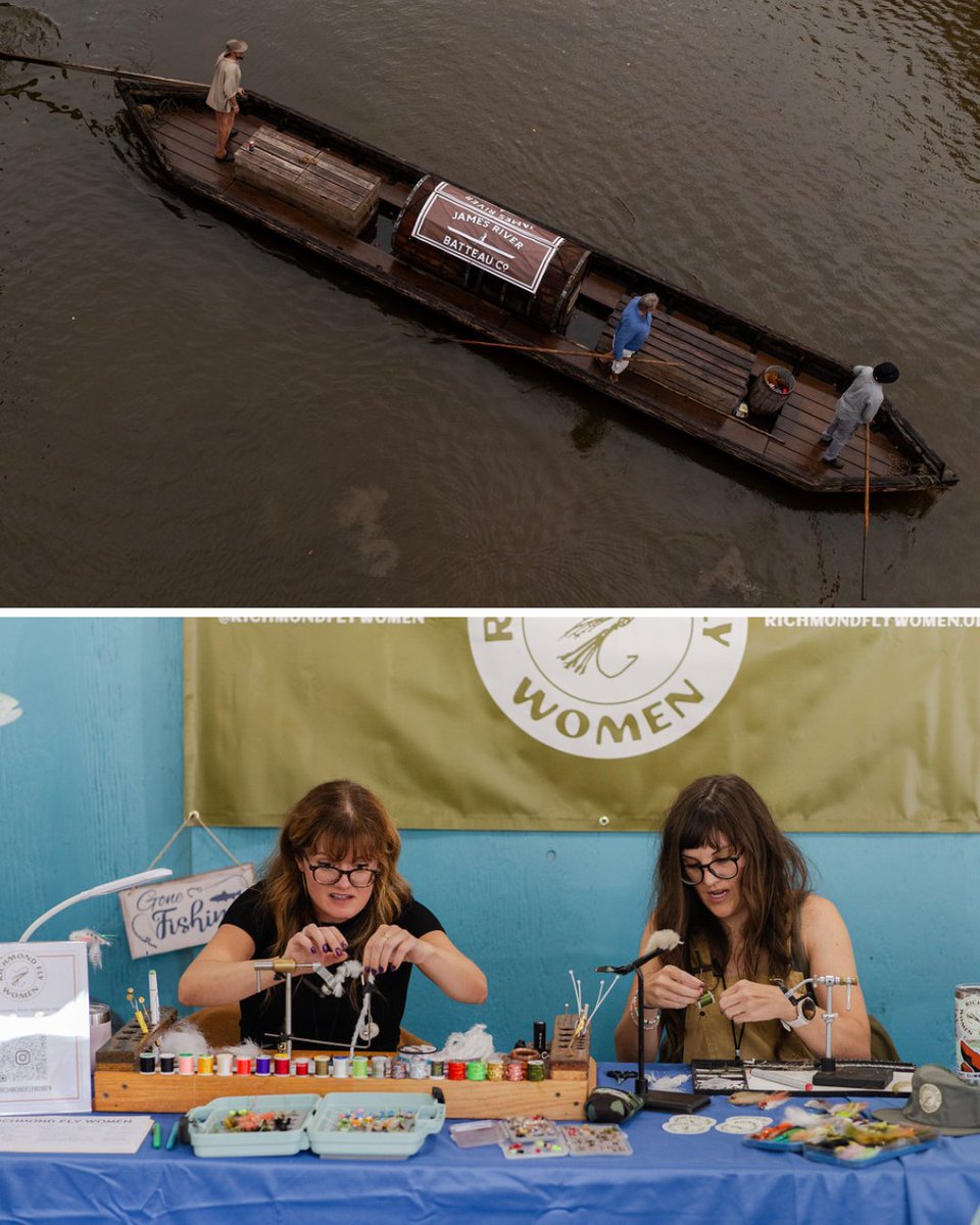 VAHumanities's tweet image. THANK YOU to everyone who joined us for “Riverlore” at the Richmond Folk Festival! 💙🎣🚣 

🔗 Browse all of our festival photos: flic.kr/s/aHBqjCxsZ3

#Virginia #Humanities #VAHumanities #VAFolklife