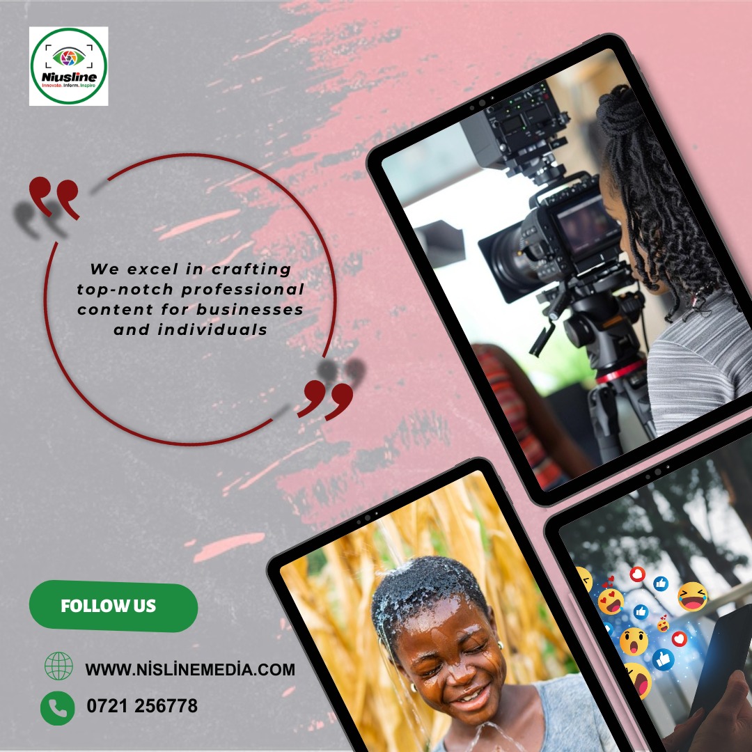 NiuslineLive's tweet photo. Turning ideas into visuals that speak volumes.
At Niusline Media, we craft high-quality, professional content that helps businesses and individuals stand out.

#NiuslineMedia #ContentCreation #BrandStorytelling #KenyaMedia #VideoProduction https://t.co/SpqyYlBLFX