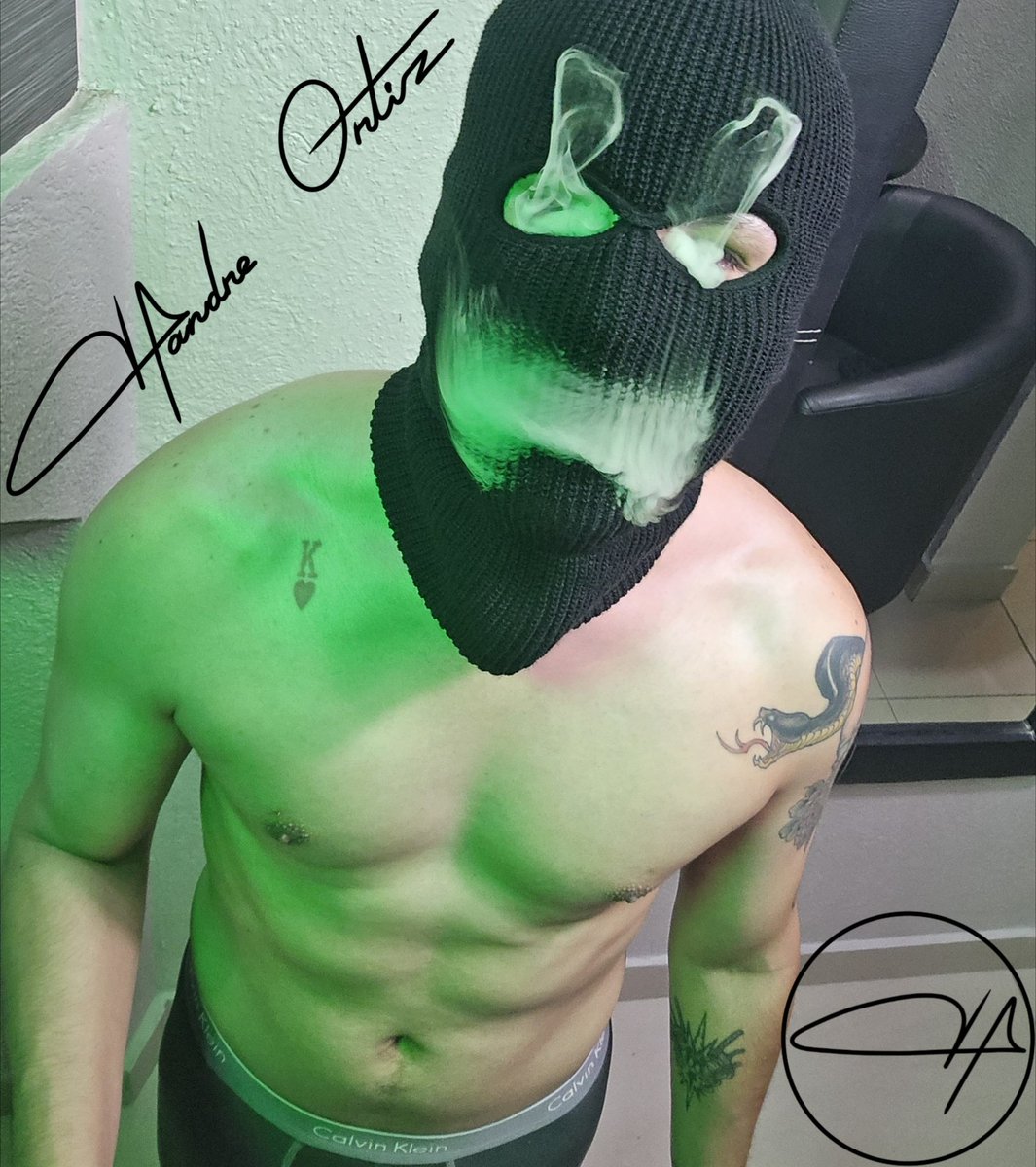 Calentando antes de grabar 🔥👽😈