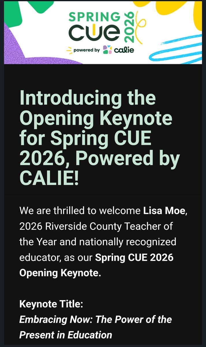 historyhistory4's tweet photo. Congratulations @MissMoeTeaches! 
#edtech #bestprogram #CUE26 https://t.co/xrKMQFXqhH