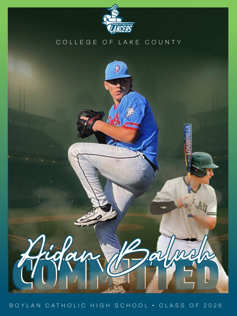 Aidan Baluch (@aidanbaluch) on Twitter photo I am excited to announce my commitment to play baseball at The College of Lake County. I want to thank my parents for everything, my family and friends, and especially my coaches <a href="/MidwestHalos/">Midwest Halos</a> and <a href="/BoylanBaseball/">Boylan Baseball</a> for all the help and support on this journey. Also, thank you to I am excited to announce my commitment to play baseball at The College of Lake County. I want to thank my parents for everything, my family and friends, and especially my coaches <a href="/MidwestHalos/">Midwest Halos</a> and <a href="/BoylanBaseball/">Boylan Baseball</a> for all the help and support on this journey. Also, thank you to