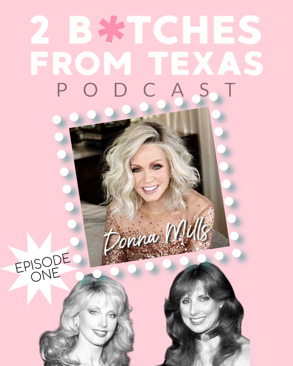 Our new podcast 2 Bitches from Texas is live🎙️

🎧 Listen wherever you get podcasts or tap ‘Notify Me’ 👇

youtube.com/watch?v=3L7QjF…

First guest: the one &amp; only Donna Mills ✨
#TwoBitchesFromTexas #MorganFairchild #DonnaMills #CathrynHartt