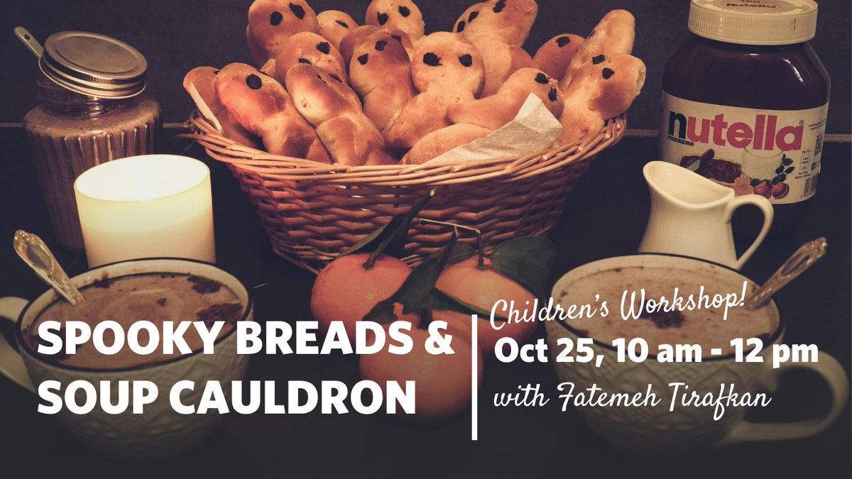 Join for Spooky Breads &amp; Soup Cauldron [Children’s Workshop] on Saturday, October 25.

Led by chef and culinary instructor Fatemeh Tirafkan, this hands-on workshop helps children (ages 4–12) build confidence, independence, and essential kitchen skills.

Register on our website!