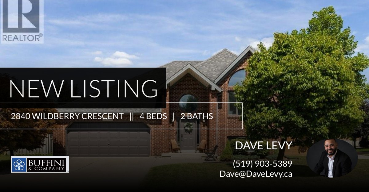 📍 New Listing 📍 Take a look at this fantastic new property that just hit the market located at 2840 Wildberry Crescent in Tecumseh. Reach out here or at (519) 903-5389 for more information homeforsale.at/2840_WILDBERRY…