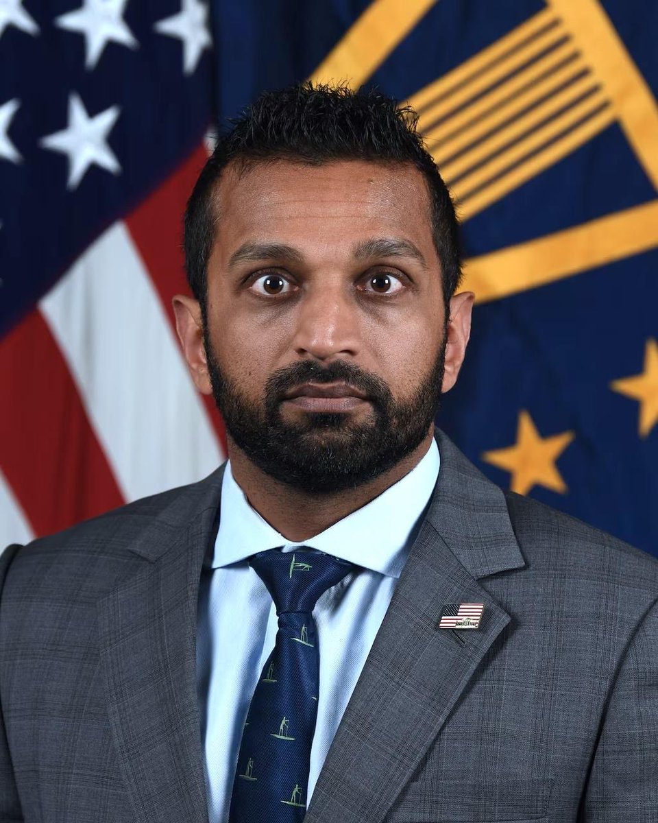 GovPressOffice's tweet image. .@FBIDirectorKash hasn’t said a word about an RNC-linked group praising Hitler, calling to send political opponents “to the gas chamber,” and supporting sexual violence.