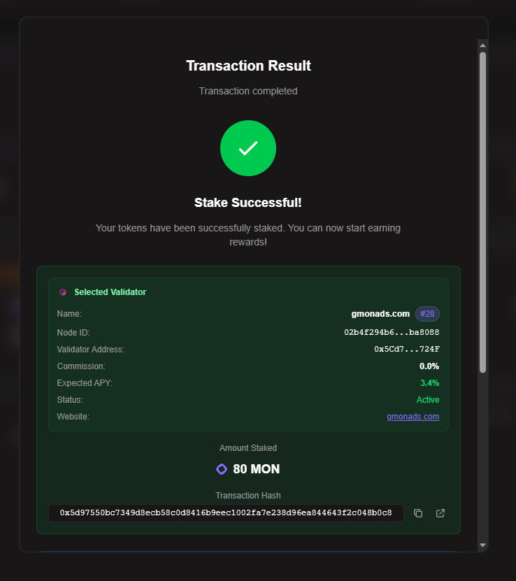 svnTank's tweet image. For the fun and education. Have grasped a lot of concepts through my exploration of dapps on the Monad testnet.
That's the main value I got from this experience. Regarding people, I have met a few people that are really amazing.