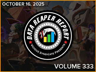 vS Data Reaper Report 333 - vicioussyndicate.com/vs-data-reaper…

#DataReaper #Hearthstone <a href="/PlayHearthstone/">Hearthstone</a>