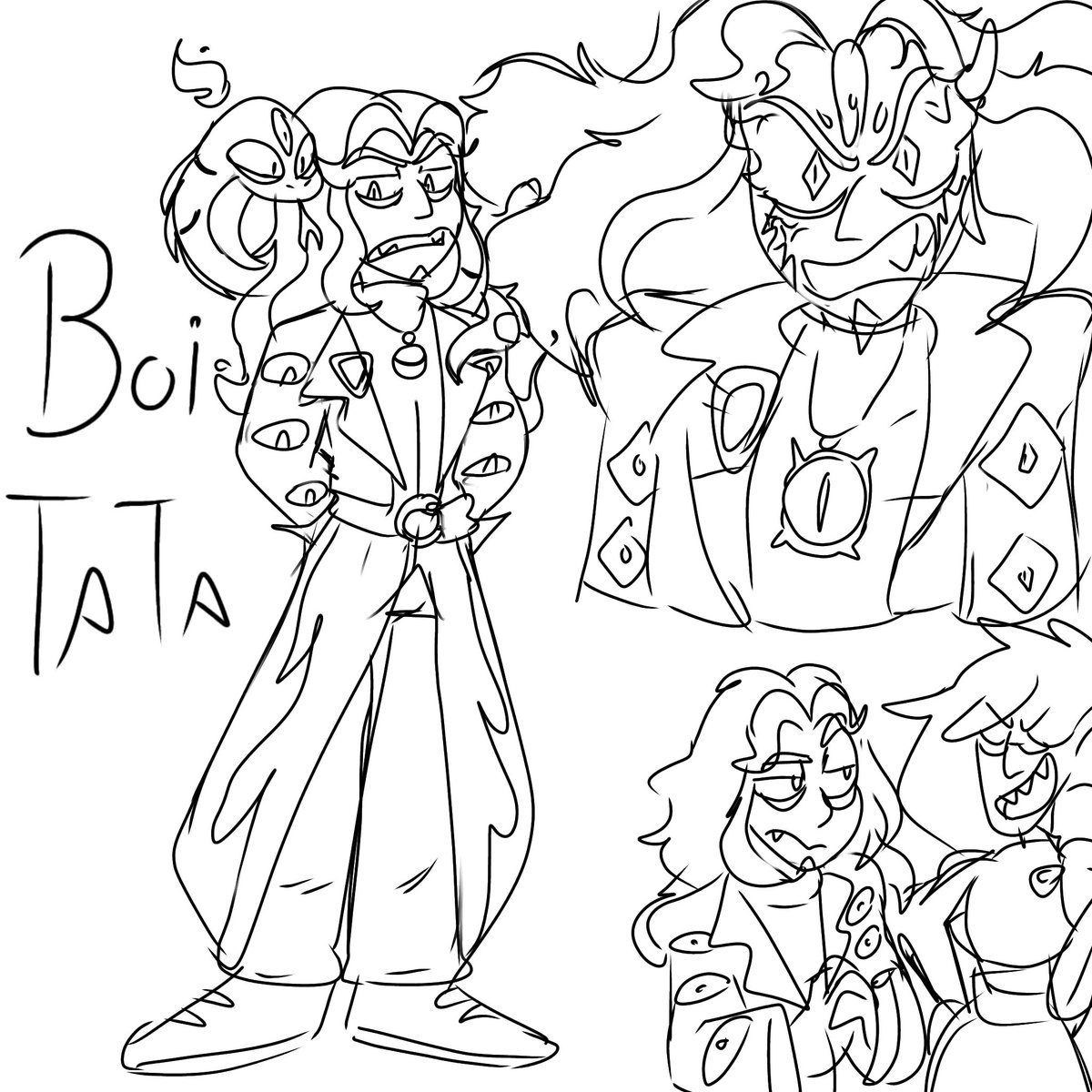 Draw_kall_ofc's tweet image. O boi tata seria um coordenador (nao sei se teria sentido) @illumiro