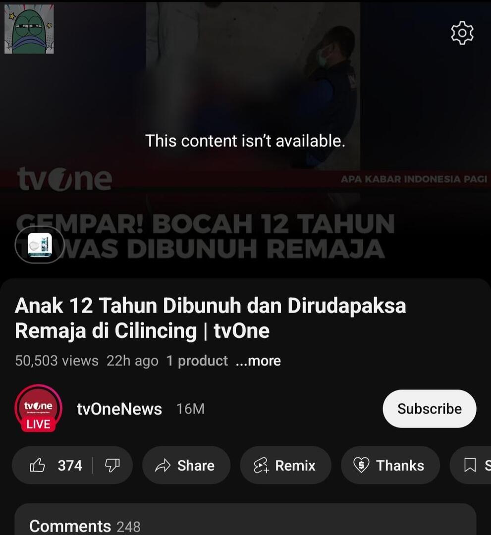 💚 BREAKING NEWS

Youtùbe saat ini sedang mengalami down di seluruh dunia.