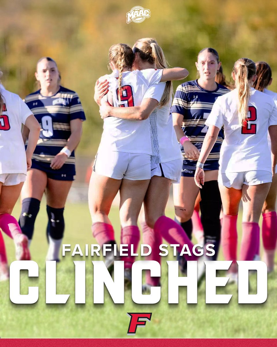 𝐂𝐋𝐈𝐍𝐂𝐇𝐄𝐃

<a href="/StagsWSoccer/">FUWS</a> have clinched a berth into the MAAC postseason field!

#MAACSports x #MAACWSOC