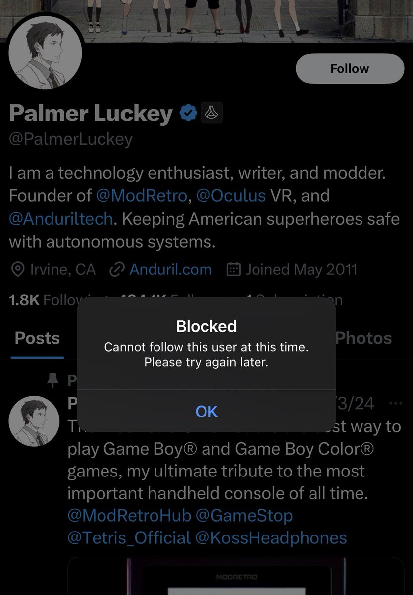 🤴🏻Lord Miguel Rafael Ileto Carlos👑 🇪🇸  (@i_am_cryptoking) on Twitter photo Can anyone explain via <a href="/anduriltech/">Anduril Industries</a> why I’m blocked by your CEO??? I don’t know him and we never met in person. I’m still puzzled why. 🤔 Can anyone explain via <a href="/anduriltech/">Anduril Industries</a> why I’m blocked by your CEO??? I don’t know him and we never met in person. I’m still puzzled why. 🤔