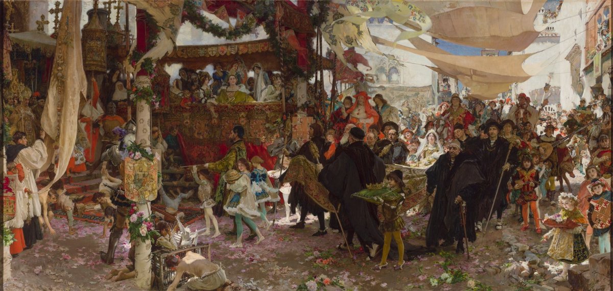 #PonUnPradillaEnTuVida 

“Cortejo del bautizo del príncipe Juan, hijo de los Reyes Católicos, por las calles de Sevilla”