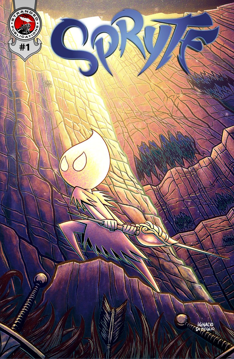 SPRYTE is LIVE ON KICKSTARTER NOW! 

SPRYTE is a book by Edward <a href="/nyaliss/">Edward Kane - author/publisher</a>  Kane and Felipe Thowsend for which I did a Hollow Knight homage variant.

You can back it here: kickstarter.com/projects/nyali…
