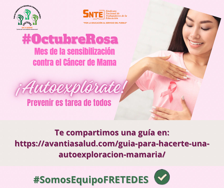 #OctubreRosa | Prevención y Vida
Desde el #EquipoFRETEDES compartimos una guía práctica para la autoexploración mamaria, una herramienta sencilla y vital para la detección temprana del cáncer de mama.
#Acapulco #FelizMiércoles #LaGranjaVIP La CIA Trump VSFS Junior #LMD7 Jawy SCJN