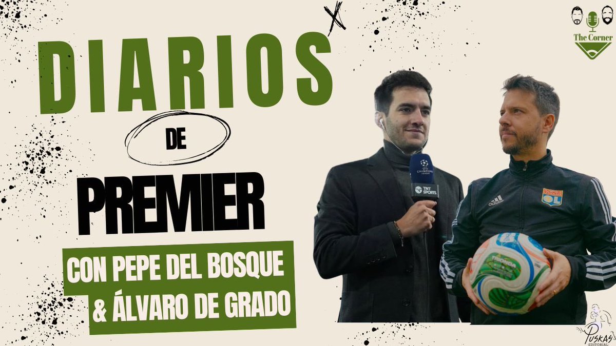 Estrené un nuevo formato en <a href="/TheCornerEPL/">The Corner</a>, un contenido libre en el que grabo una plática casual de fútbol con algún amigo seguidor de la EPL.

Le pedí a <a href="/AlvarodeGrado/">Álvaro de Grado</a> que fuera el primero. Porque es un buen amigo y porque le admiro desde sus pasos por Marcador Internacional.